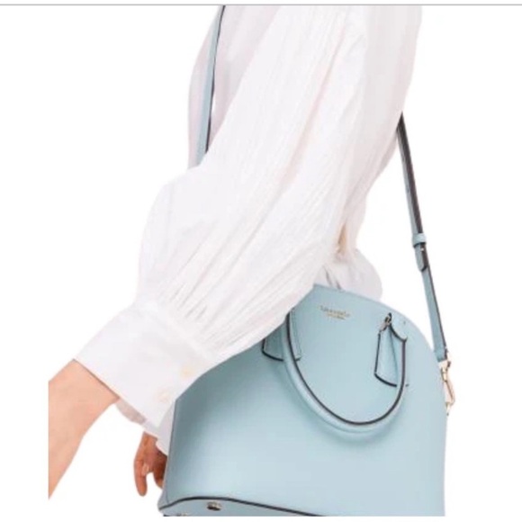 Kate Spade | Sylvia Dome Satchel -Blue under water - Picture 3 of 8